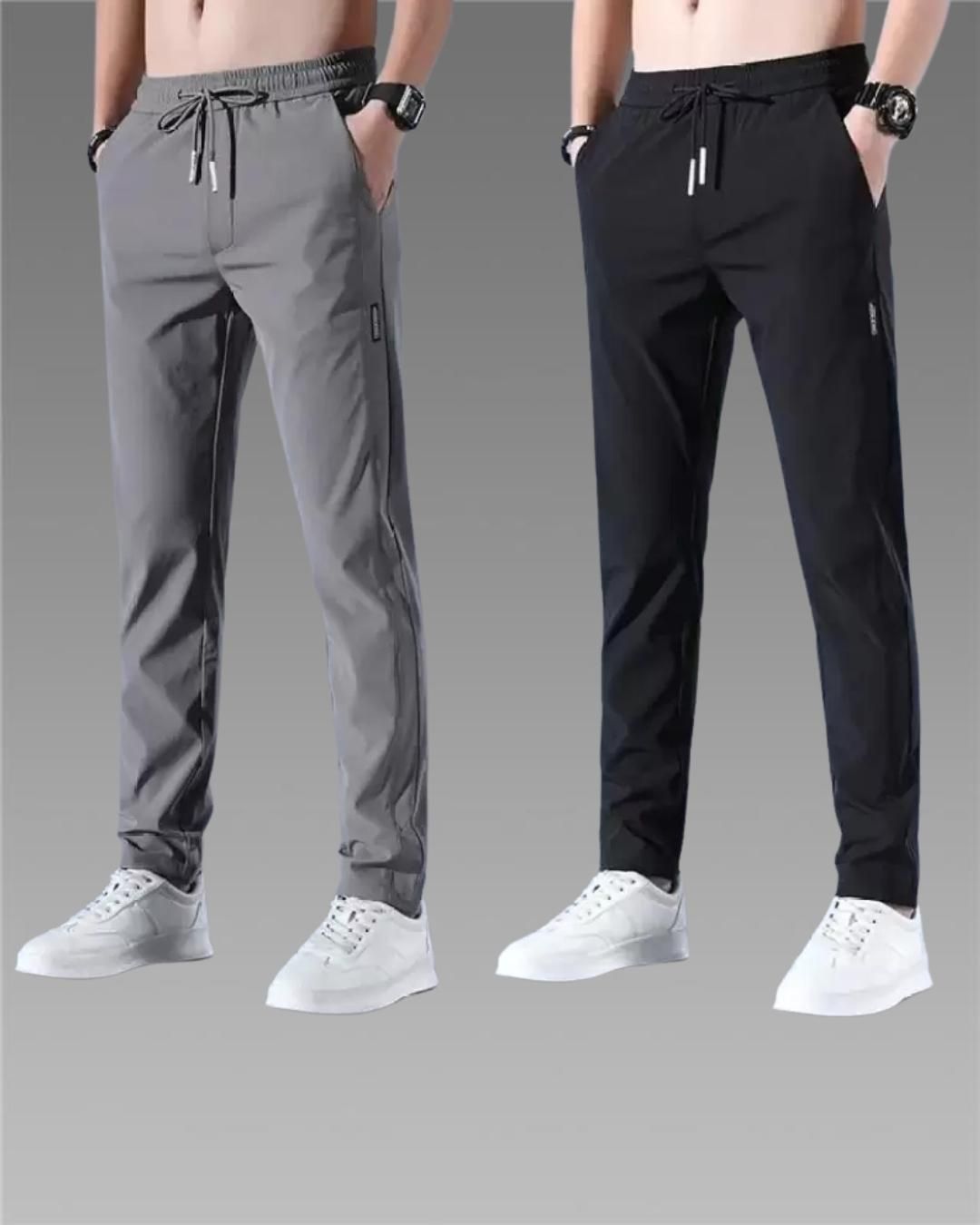 2 Pic Men's NS Lycra Track Pants