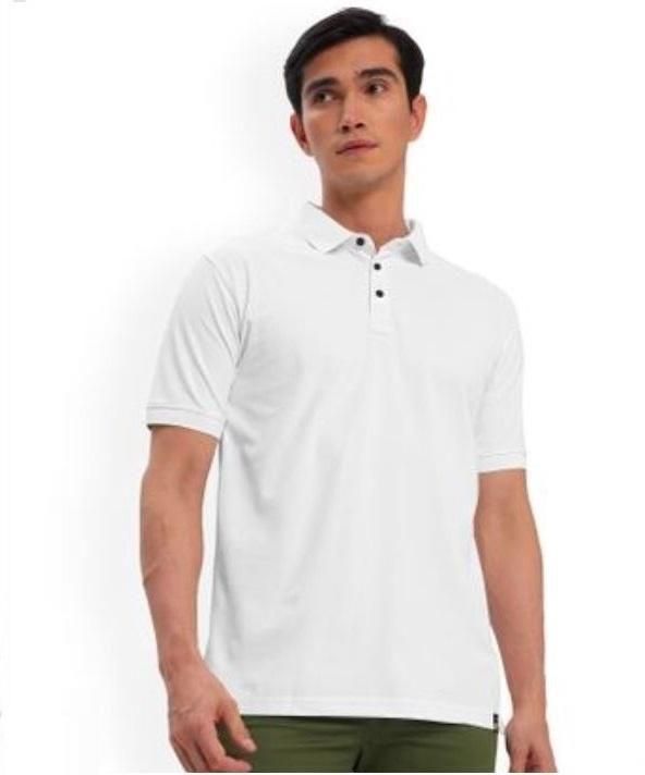 3Pic Poly Cotton Solid Half Sleeves Mens Polo T-shirt