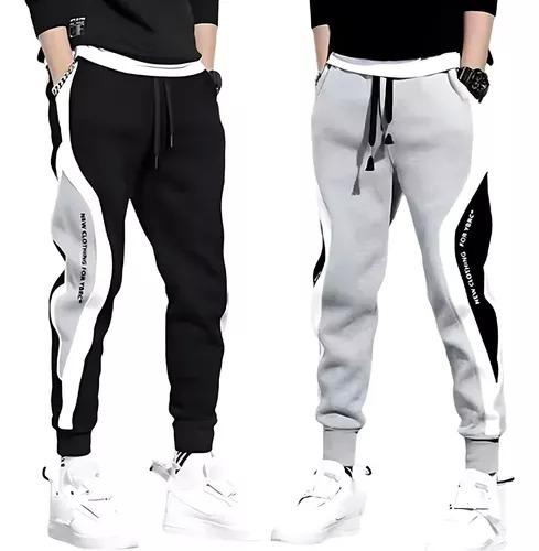 Men Regular Fleeced Track pants (Pack of 2)