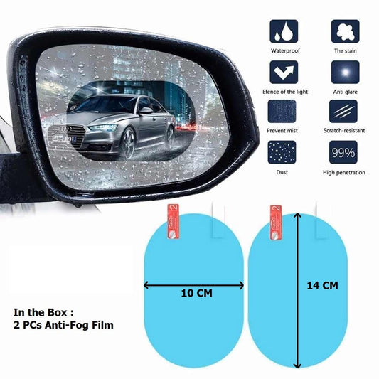 Anti Fog Anti Scratch Interior Rearview Car Mirror Film Waterproof Hd Clear Protective Sticker Film For Safe Driving Car Mirrors Side Windows