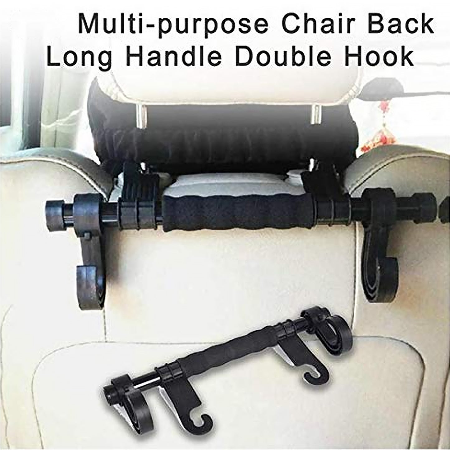 Back Seat Organizer Head Rest Luggage Bag Holder Hook Hanger Kit For Car Truck Suv