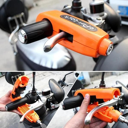 Heavy Duty Bike Brake Lock - Locking System By Holding Handle Bar With Brake Lever