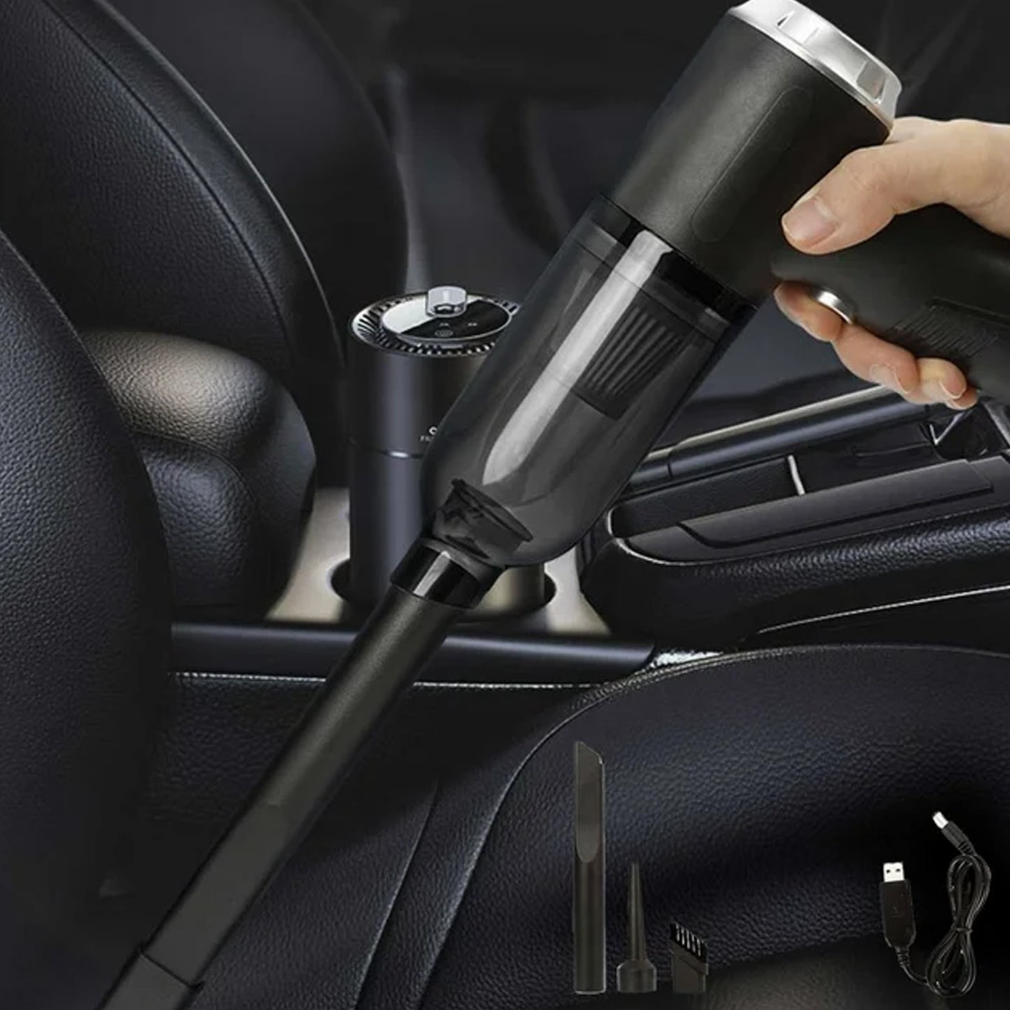 Car Mini Vacuum Cleaner With Blower Wireless Portable Rechargeable Handheld High Power Suction Vacuum Cleaning Machine For Home Car Computer Keyboard Cordless Air Blowing Dusting 3 in 1