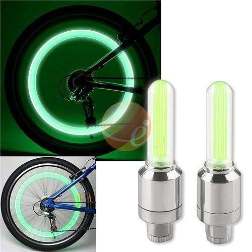 Led Flash Light Lamp Tyre Wheel Valve Sealing Caps