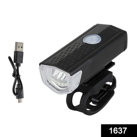 Usb Rechargeable Bicycle Light Set 400 Lumen Super Bright Headlight Front Lights