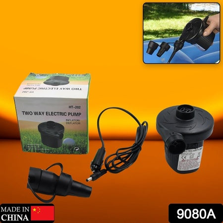 Multi-purpose Electric Air Pump Without Valve Adaptors For Quickly Inflates deflates Sofa Bed Swimming Pool Tubes Toys Air Bags